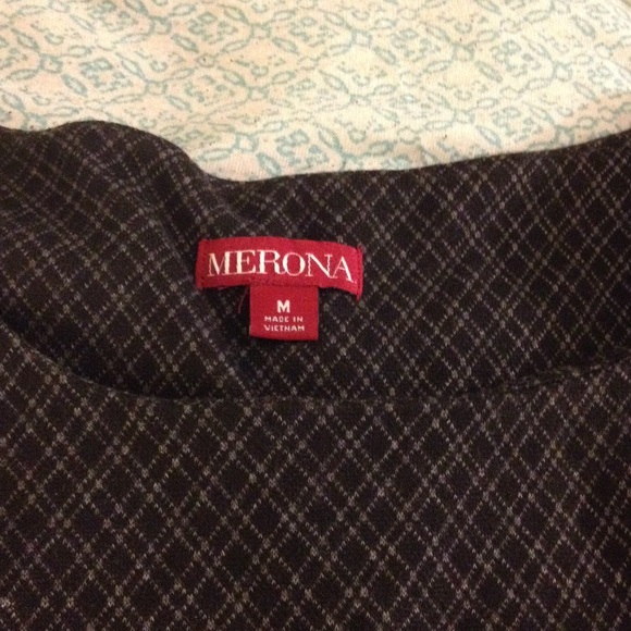 Gray plaid dress - Picture 2 of 3