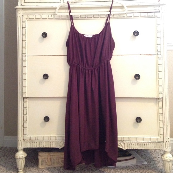 Maroon high low Cotton On dress