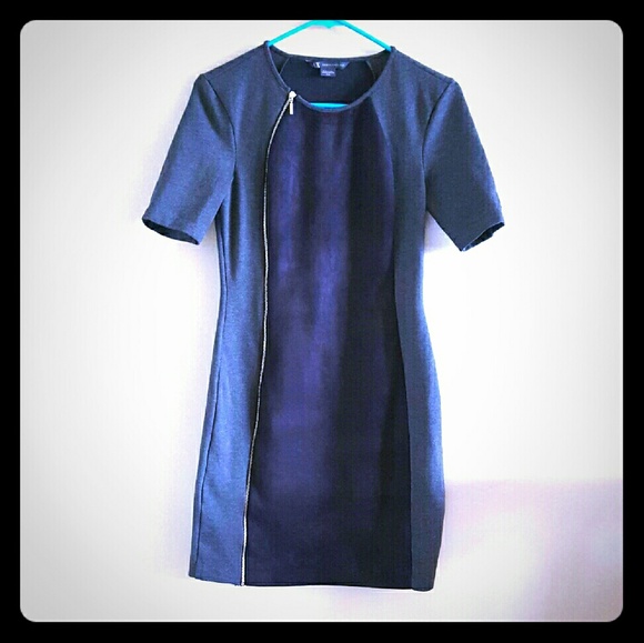 Armani Xchange - Suede Front Bodycon Dress