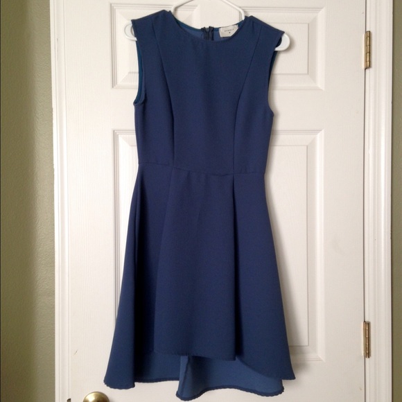 Blue cocktail dress