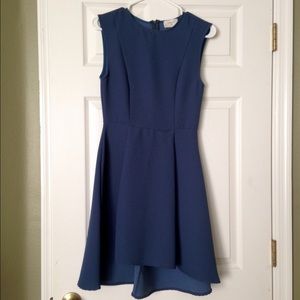 Blue cocktail dress
