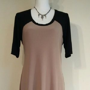 Black and Tan Dress
