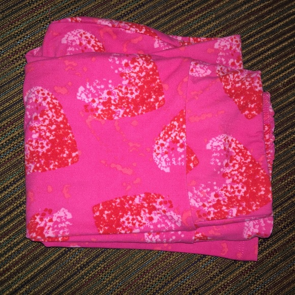 LuLaRoe OS Valentine Leggings
