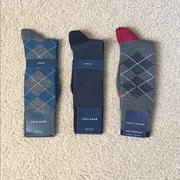 NWT. Cole Haan, Tommy Hilfiger Men's Sock Bundle