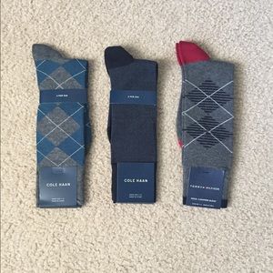 NWT. Cole Haan, Tommy Hilfiger Men's Sock Bundle