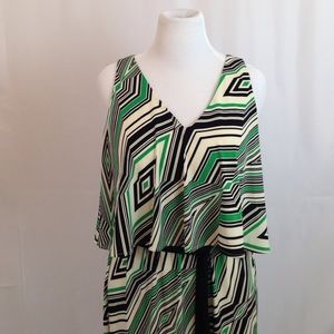 Fun geometric patterned dress.