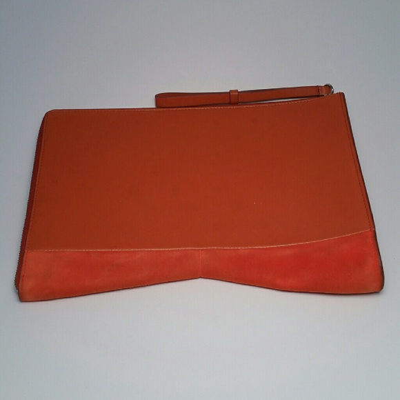 Narciso Rodriguez "Lygia" Orange Clutch Handbag - Picture 2 of 4