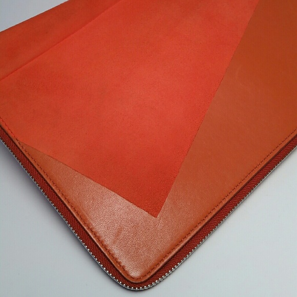 Narciso Rodriguez "Lygia" Orange Clutch Handbag - Picture 3 of 4