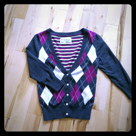 Argyle Cardigan