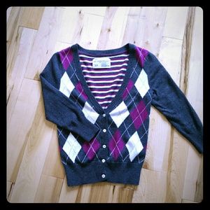 Argyle Cardigan