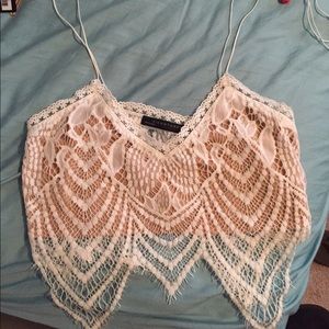 For Love and Lemons lace crop top LOOK ALIKE