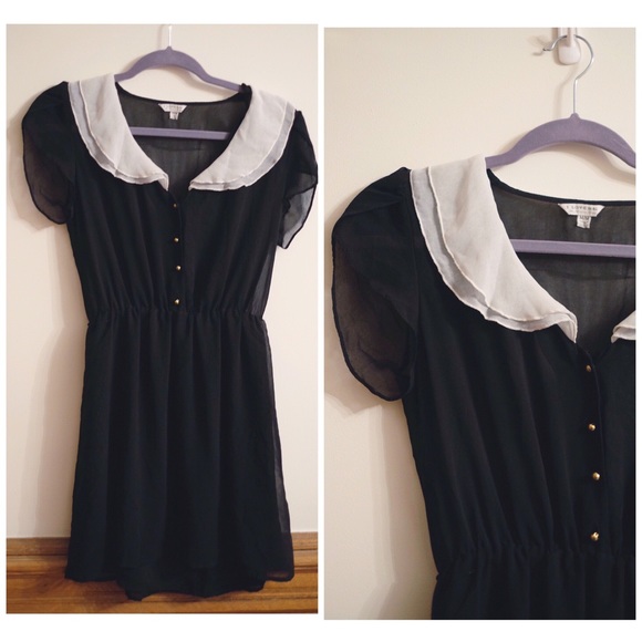 Forever 21 Dresses & Skirts - I ❤️ H21 by Forever 21 Black Gauzy Dress