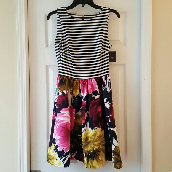 Striped and Floral Taylor Poe Dress