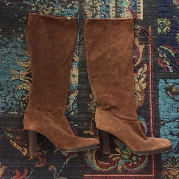 Michael Kors brown suede boots - Picture 1 of 1