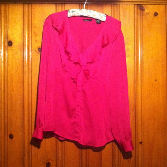 New York and Co fuchsia blouse size 16 Nw/oT