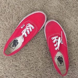 Red Vans