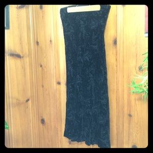 Ralph Lauren Velvet Patterned Skirt Size 12