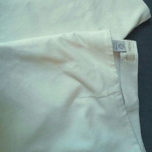 Chico's White Cotton Capris