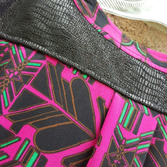 Plenty by Tracey Reese Hot Pink Print Blouse - Picture 2 of 4