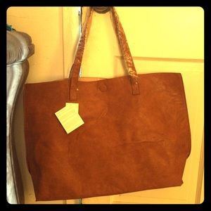 Suede/leather Modcloth purse