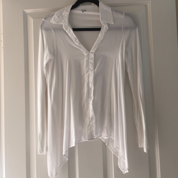 White Splendid pullover cotton blouse
