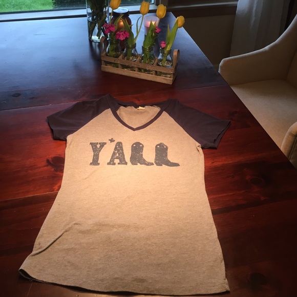 Texas Ya'll V-Neck Tee
