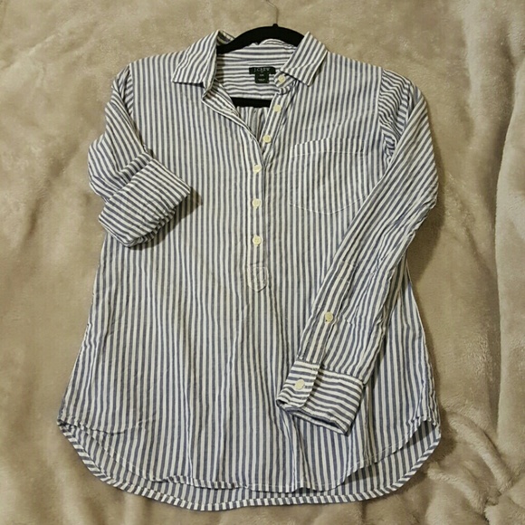 Button down pinstripe shirt