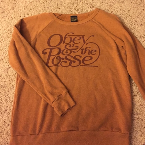 Obey crew neck sweatshirt