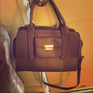 Phillip Lim grey structured purse