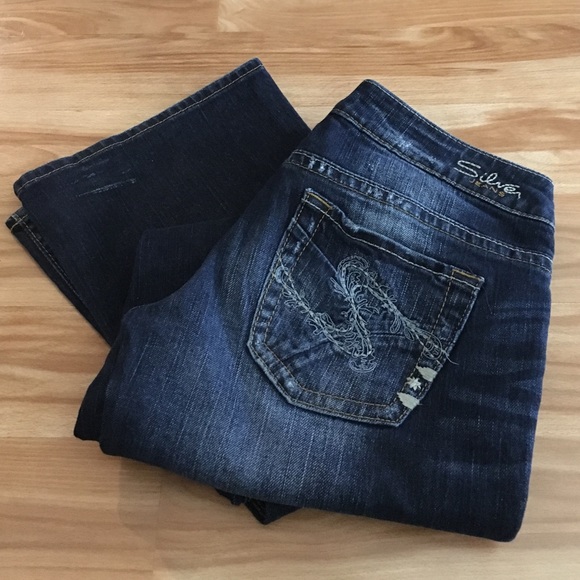 Silver bootcut jeans