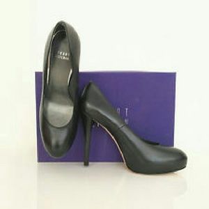 Stuart Weitzman Black Platform Stiletto Pumps