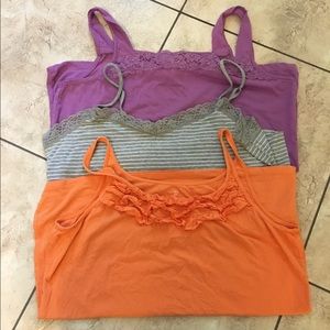🎉 SALE!! 3 cotton tank tops. Perfect for summer!