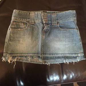 Abercrombie jean skirt