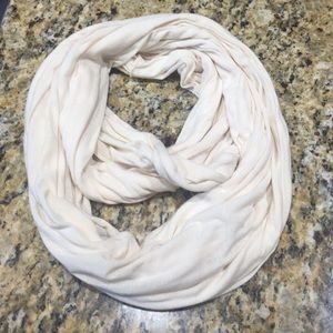 Cream infinity scarf