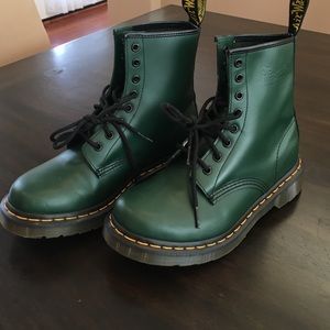 Green Dr Martens