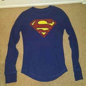 Long sleeved Superman Tee
