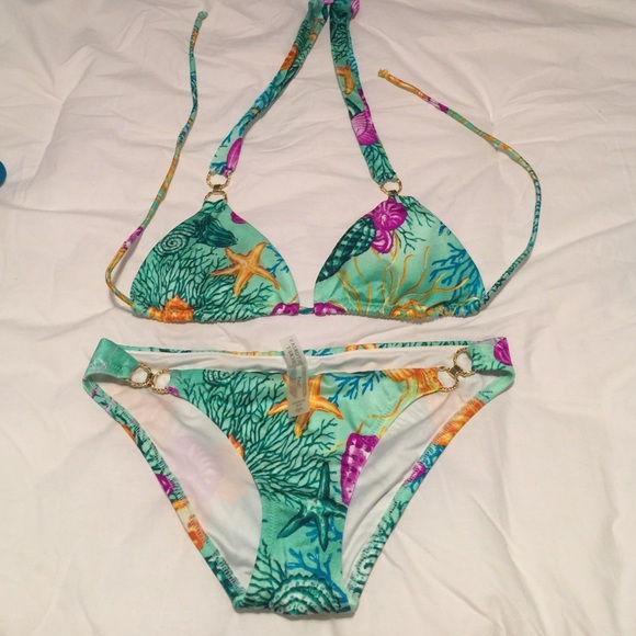 Ocean print bikini