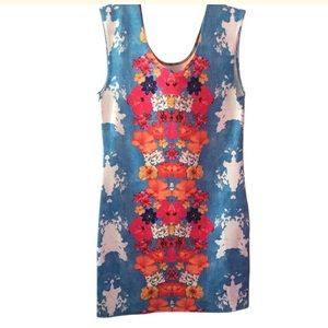 Printed bodycon dress