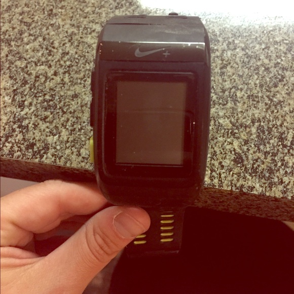 Black Nike GPS watch