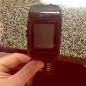 Black Nike GPS watch