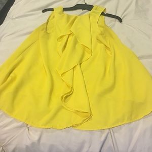 Yellow blouse