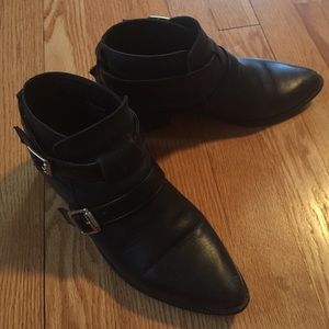 Zara Moto ankle booties