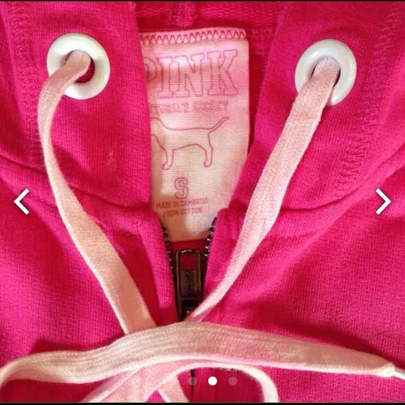 Pink Short Sleeve Hoodie Small - Picture 4 of 4