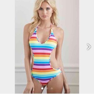 Rainbow Monokini NWT