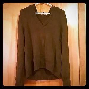 Talbots Brown V-neck Sweater