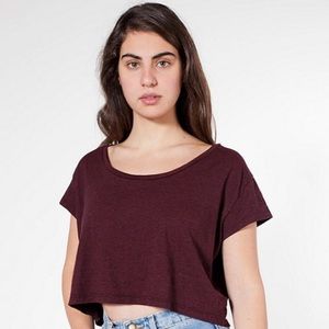 maroon American apparel crop tshirt