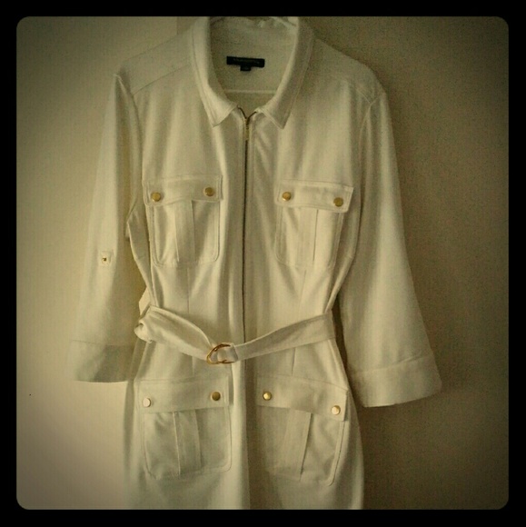 White Professional Dress