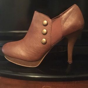 Brown booties