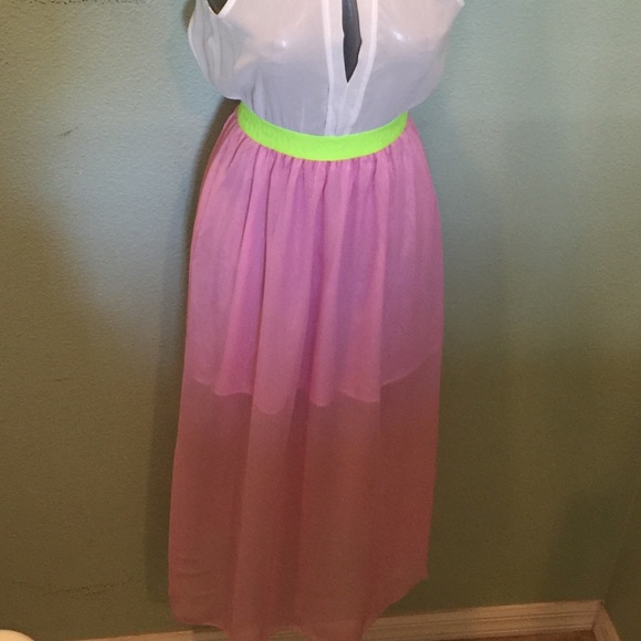 Sheer Cutout Maxi Dress Sz Small - Picture 3 of 4