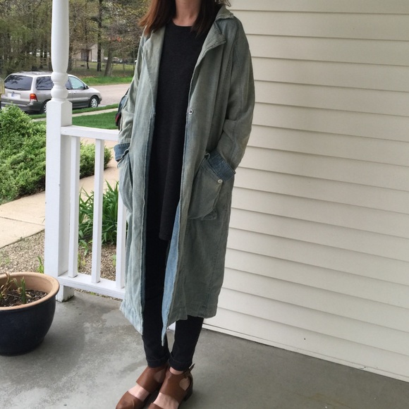 ✅ SOLD! BDG Long Denim Jacket
